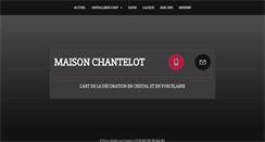 Desktop Screenshot of maison-chantelot.com
